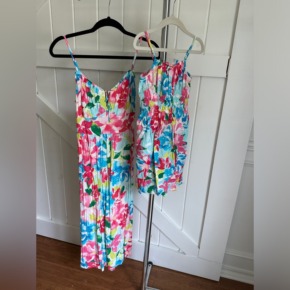 Mama & Mini matching old navy dresses, Size S & 4T